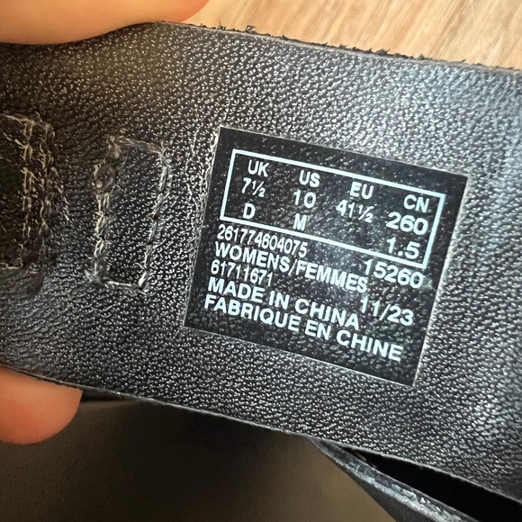 Clarks Signature Leather Heeled Sandals - Sivanne Walk size 10 women’s shoe - Picture 9 of 10